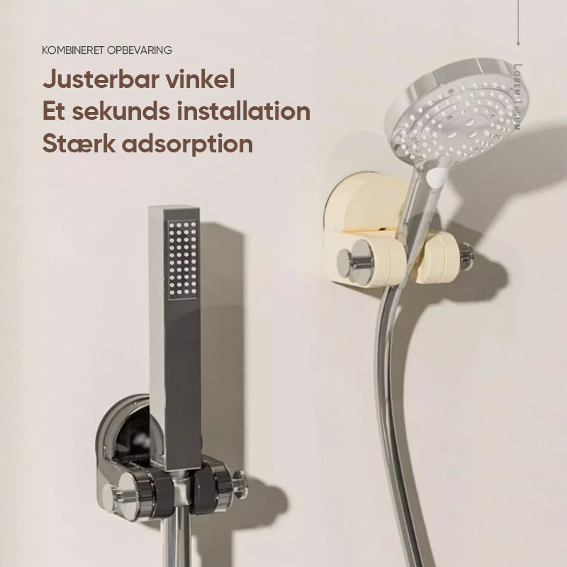 Brusehovedstativ med sugekop