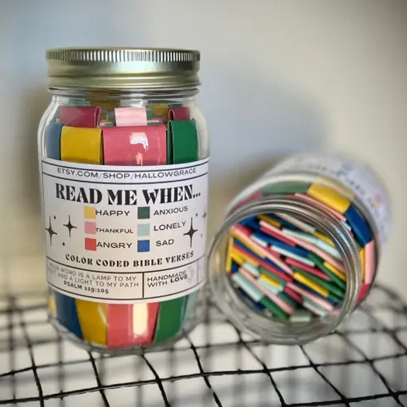 Bibelvers i glaskrukke