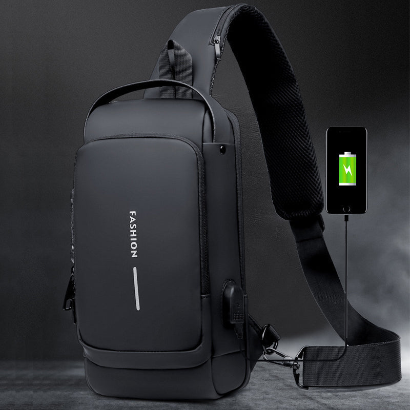 USB Opladelig Tyverisikret Sling/Skulder sportstaske