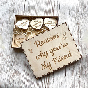 "Reasons Why You Are My Friend" Venskabsgave