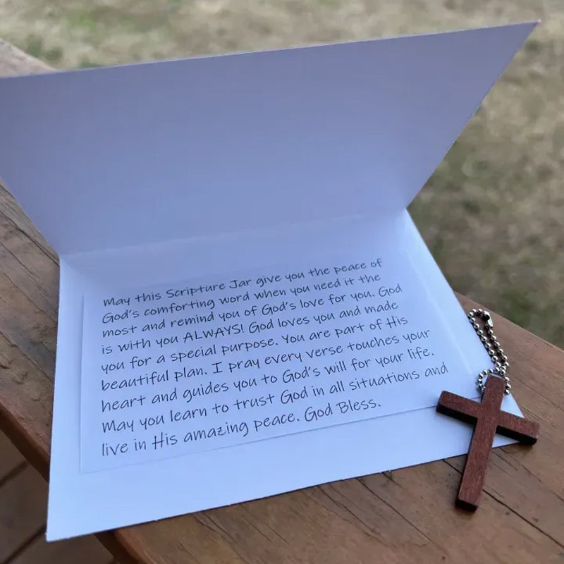 Bibelvers i glaskrukke