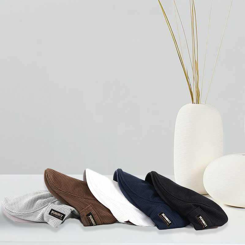 Mænds sommer Mesh Newsboy flad kasket