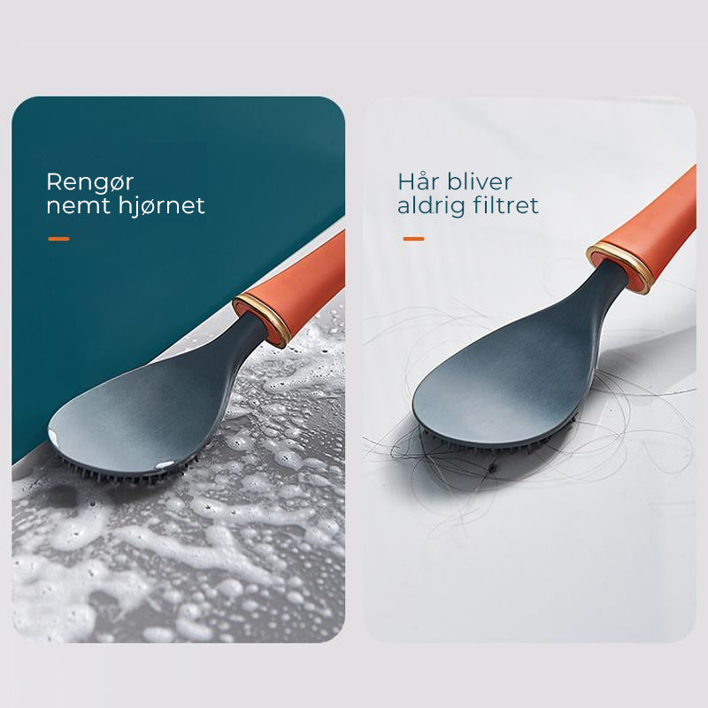 Toiletrengøringsbørste med langt skaft