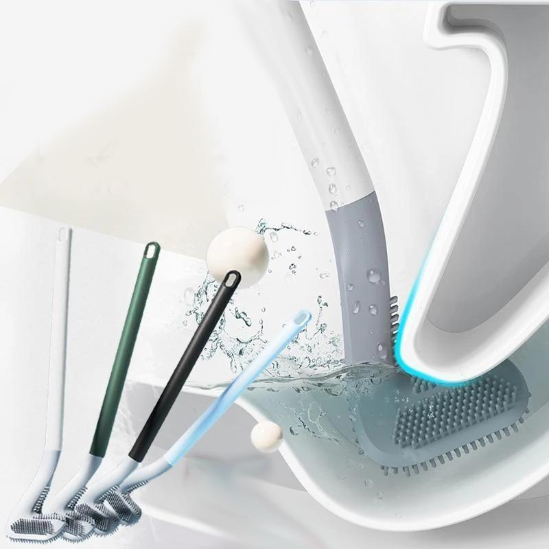 Toiletbørste med langt skaft