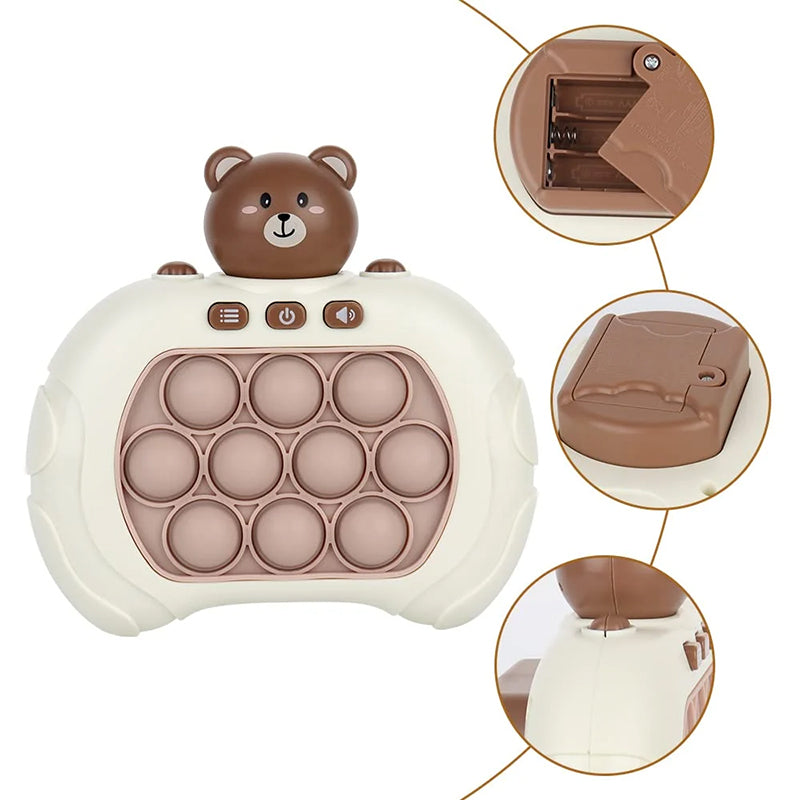 Mini spilkonsol med farvekodespil