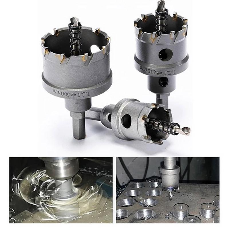 Hulsavsfræser og borebitsæt (12 stk.)