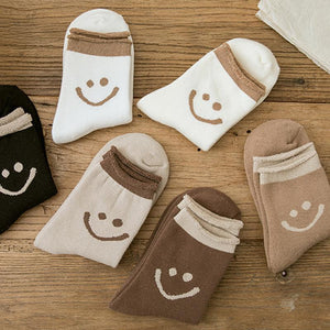 Skønne smiley sokker