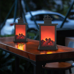 Halloween Flamme Lampe