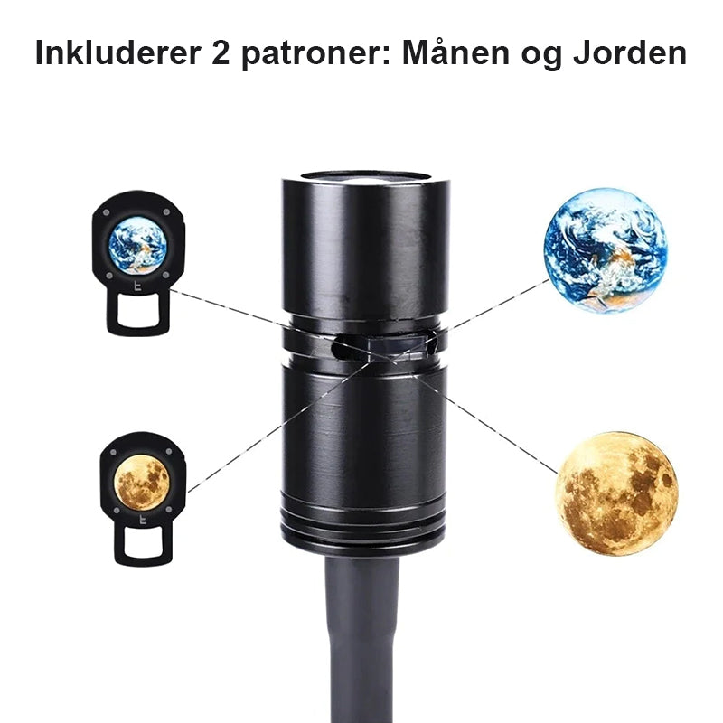 Månen Jorden Projektion LED-lampe