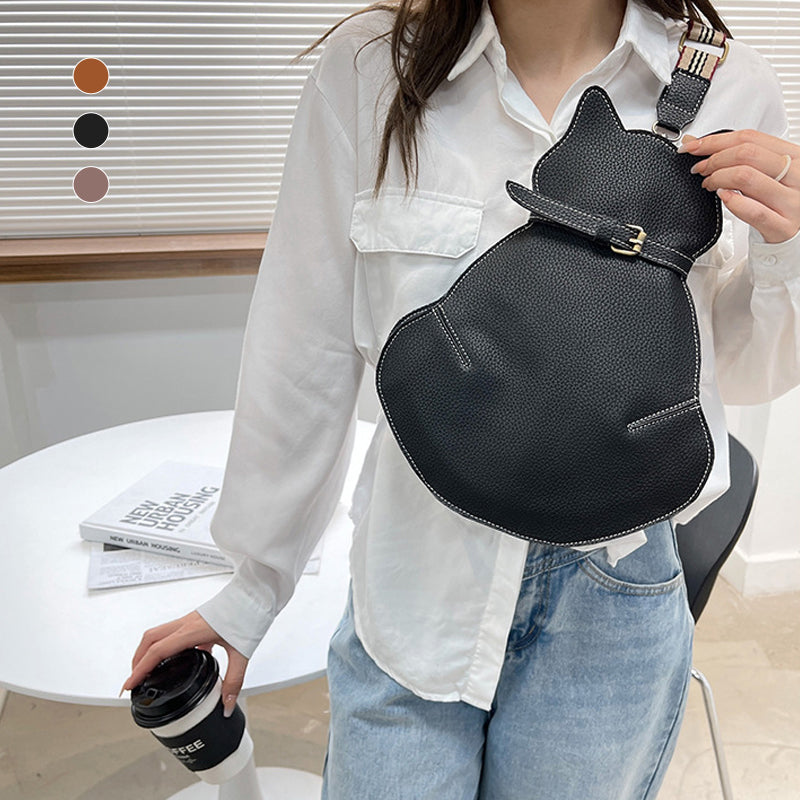 Katteformet Crossbody Taske