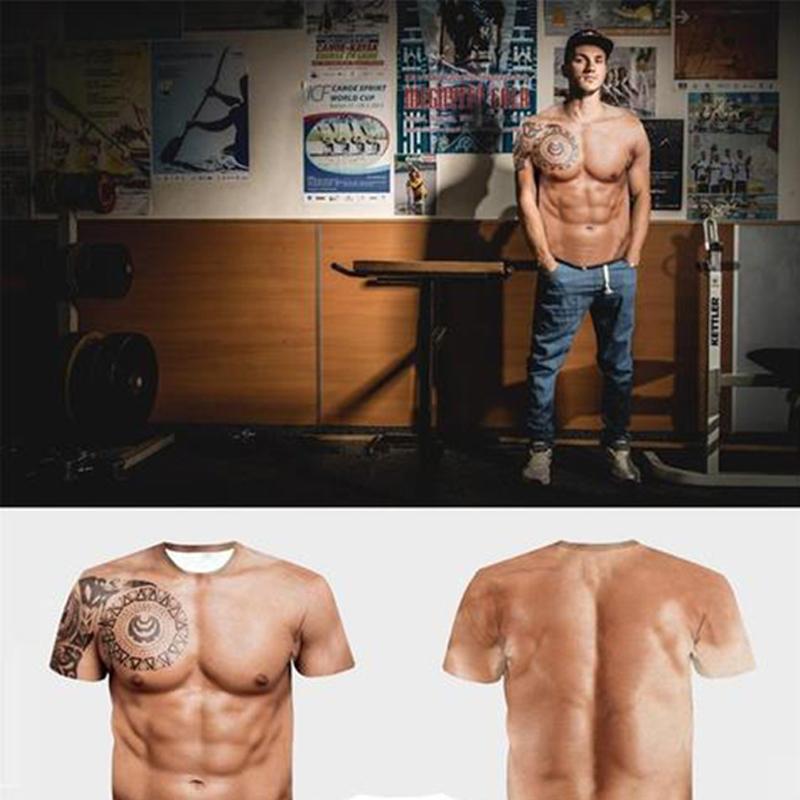 Muskel tatovering T-shirt