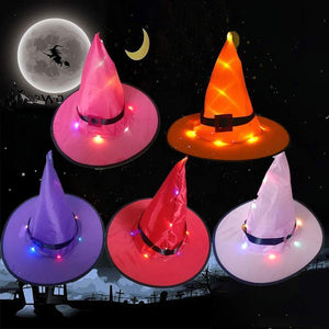 Halloween dekorationer heks hat