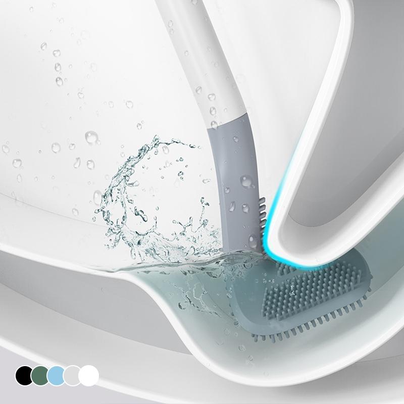 Toiletbørste med langt skaft