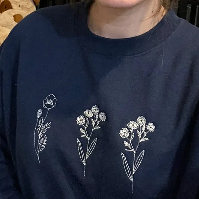 Broderitrykt papirsæt
