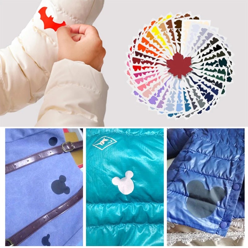 Selvklæbende reparationsplastre til dunjakker