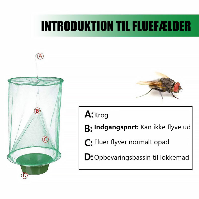 Fluefælder til indendørs eller udendørs brug