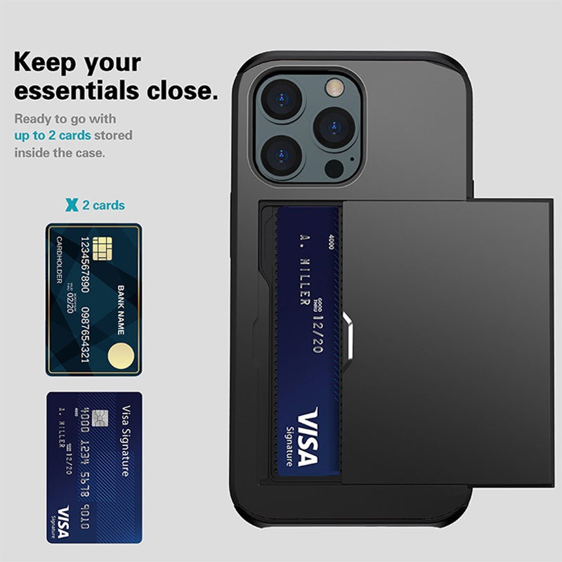 Telefoncover med indbygget tegnebog