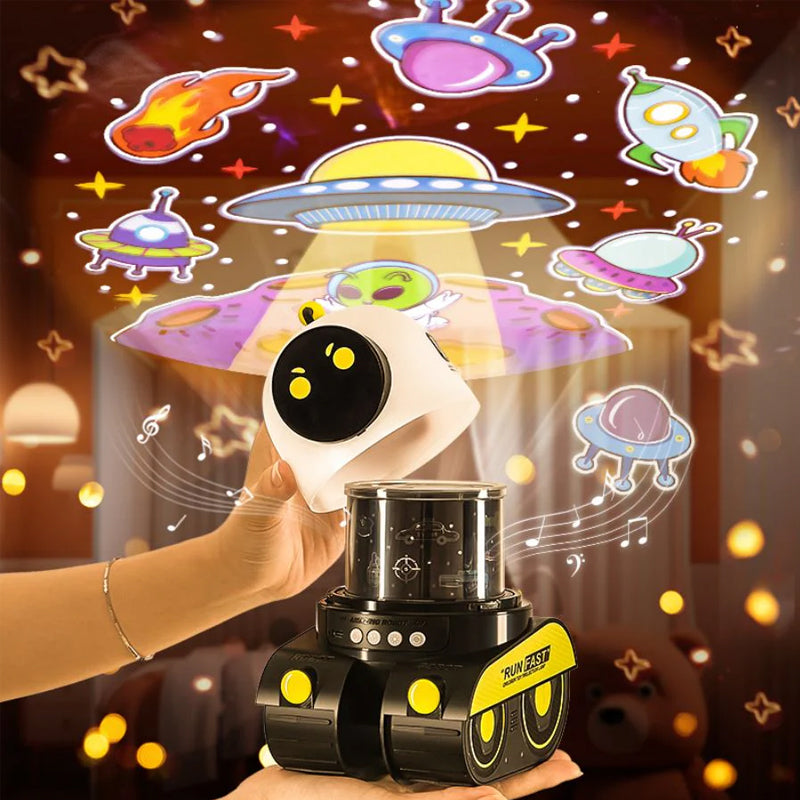 Robot stjerneprojektor lampe