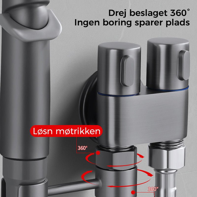 Dobbeltjusteret minibrusersystem