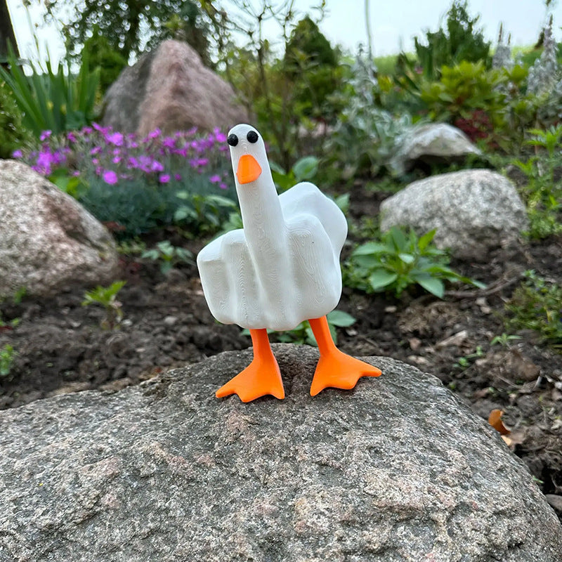 Duck you! Harpiksdekoration