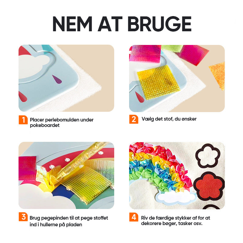 Prikket gør-det-selv kunst legetøj