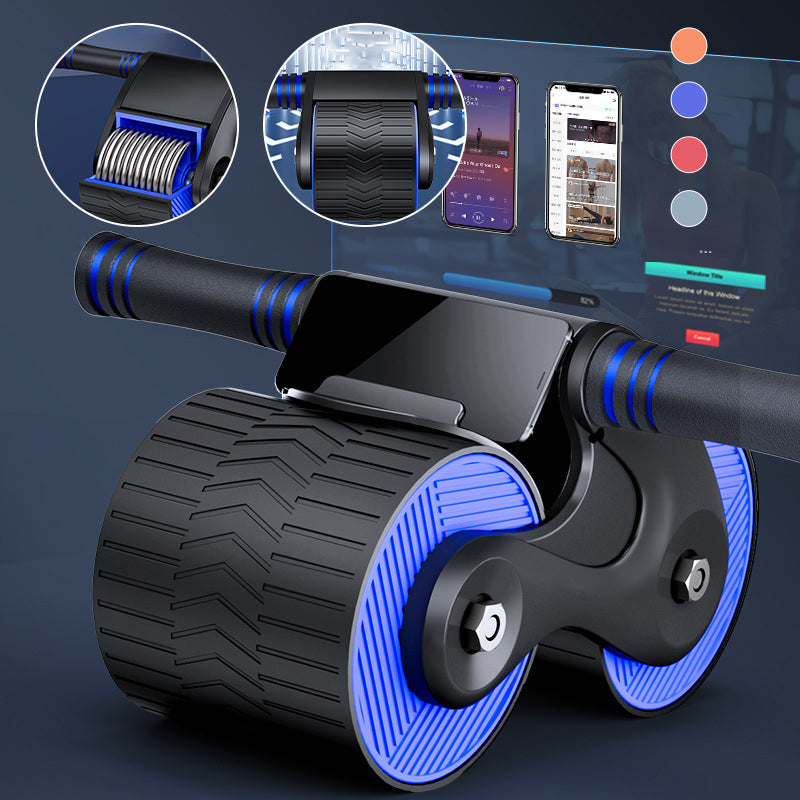 Træningsredskab med automatisk tilbagetrækning