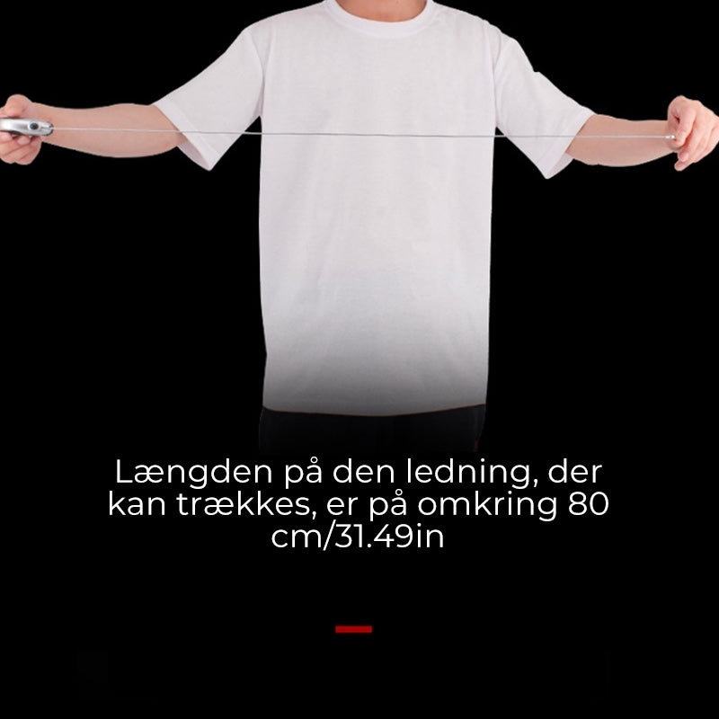 Tyverisikret teleskopisk kabellås