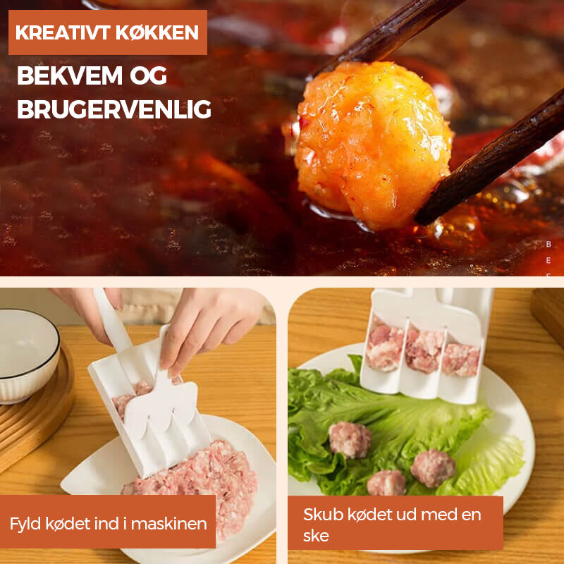 Creative Kitchen Tredobbelt kødbolleske