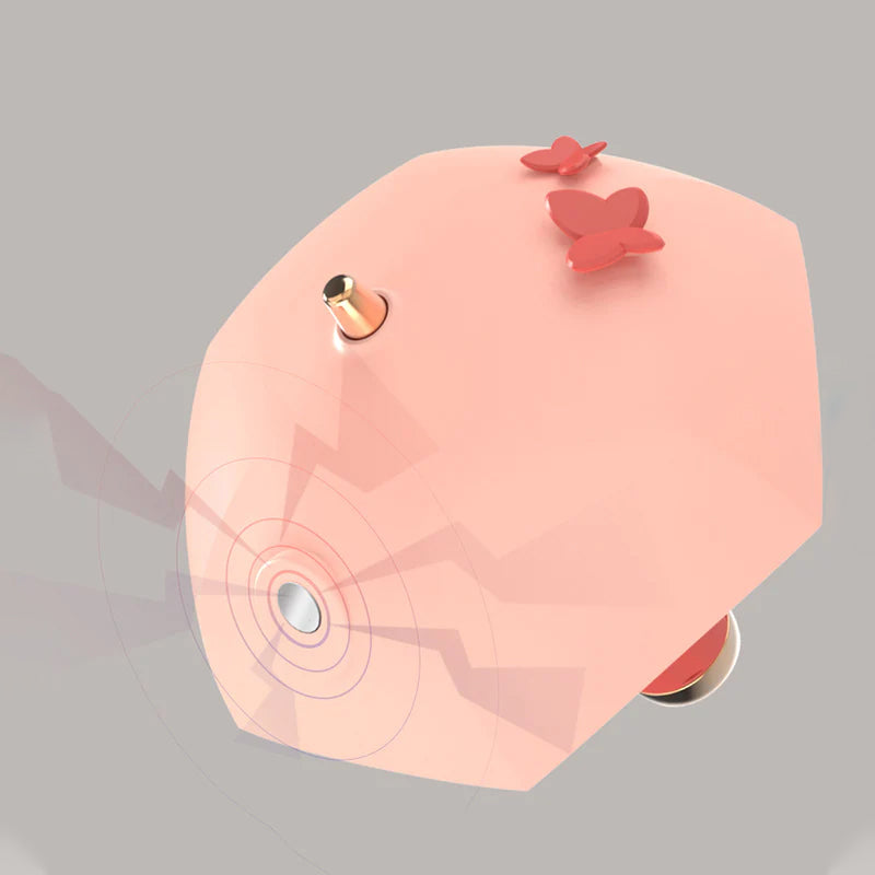 Mini paraplyformet natlampe med USB genopladeligt batteri