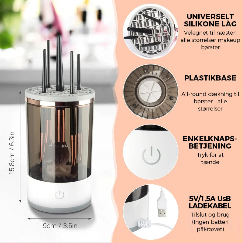 Ultimativ elektrisk makeup børsterenser