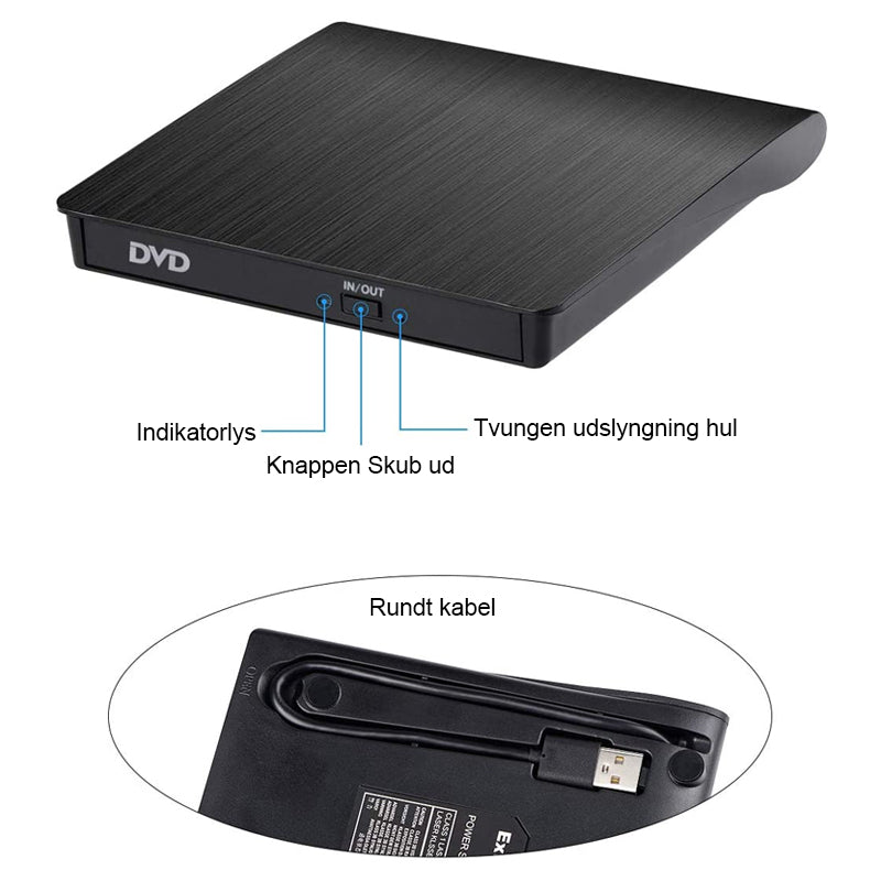 Eksternt USB-cd-drev