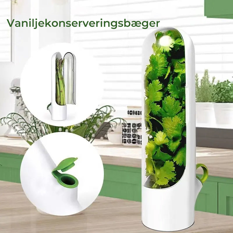 Friskhedsbevarende urtebeholder