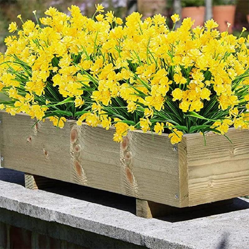 Kunstige udendørs blomster