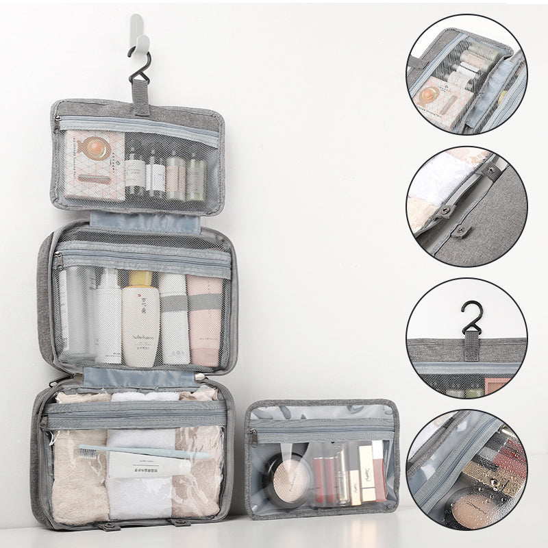 Perfect For Traveling - Toiletry Bag For Women With Hanging Hook