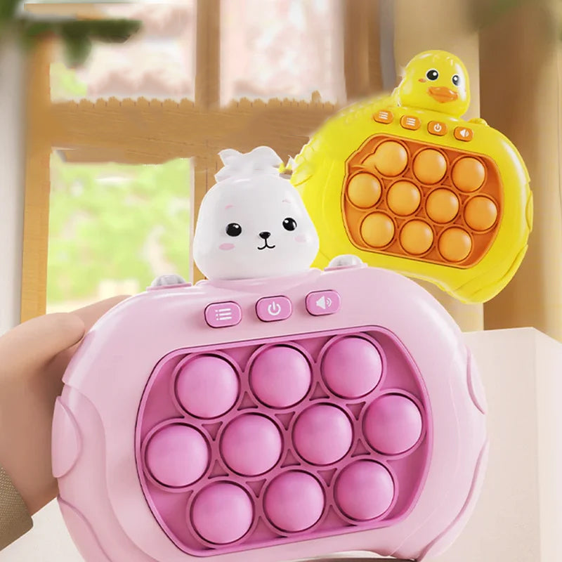 Mini spilkonsol med farvekodespil