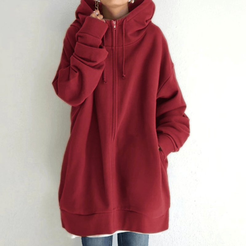 Lynlås Hooded Long Plus Fleece Sweatshirt