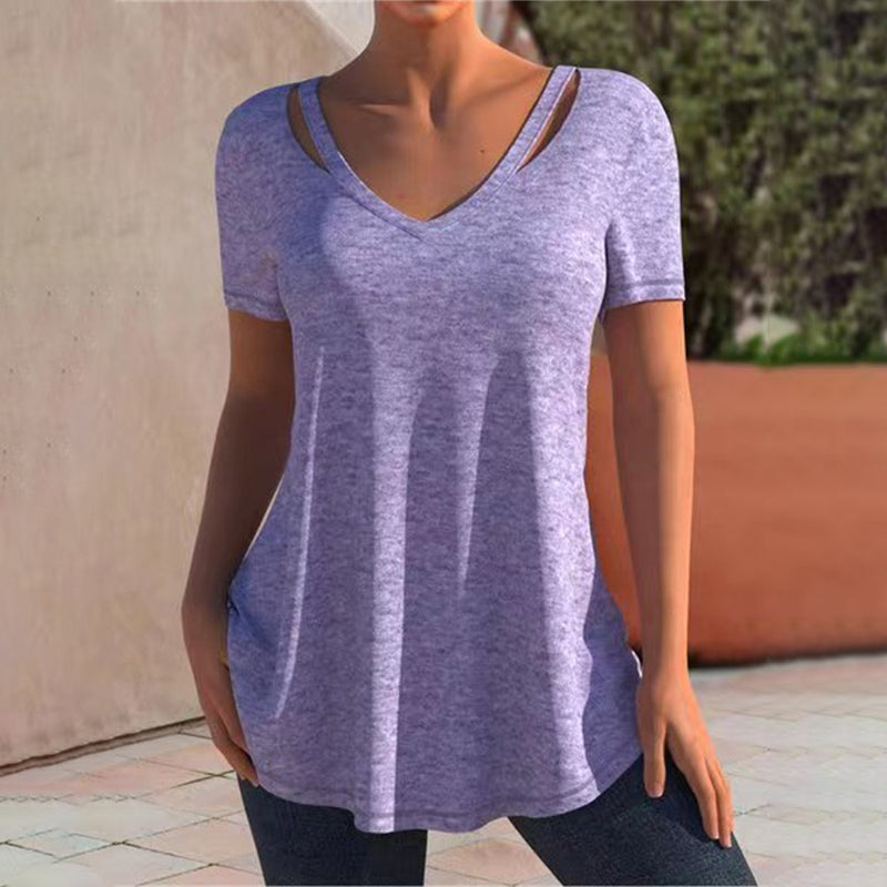 European and American new short-sleeved tops