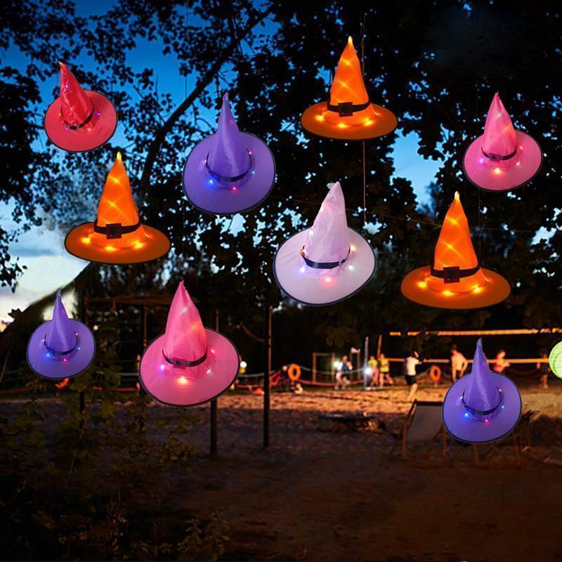 Halloween dekorationer heks hat