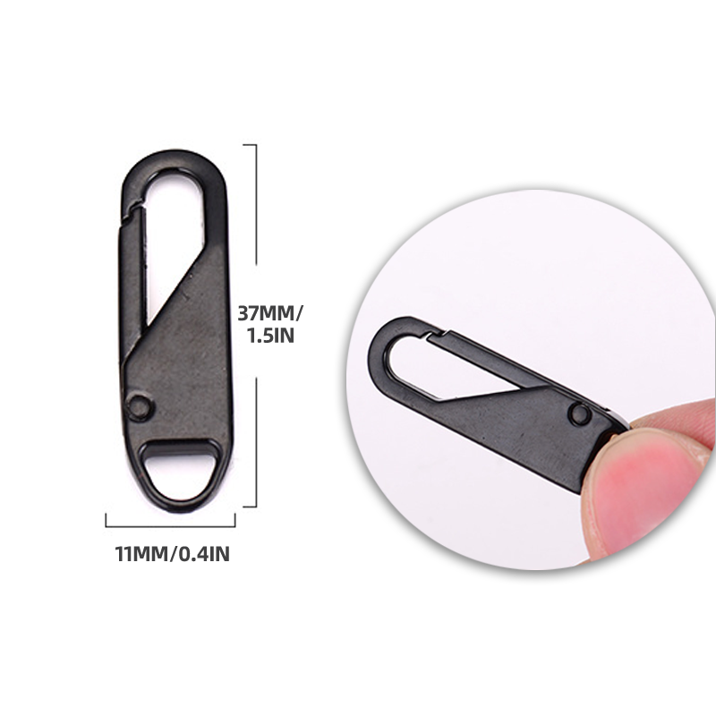 Universal metal lynlås hoved