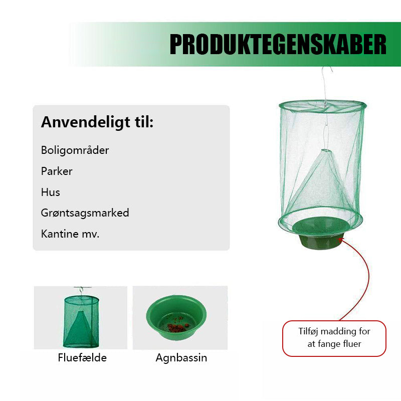 Fluefælder til indendørs eller udendørs brug