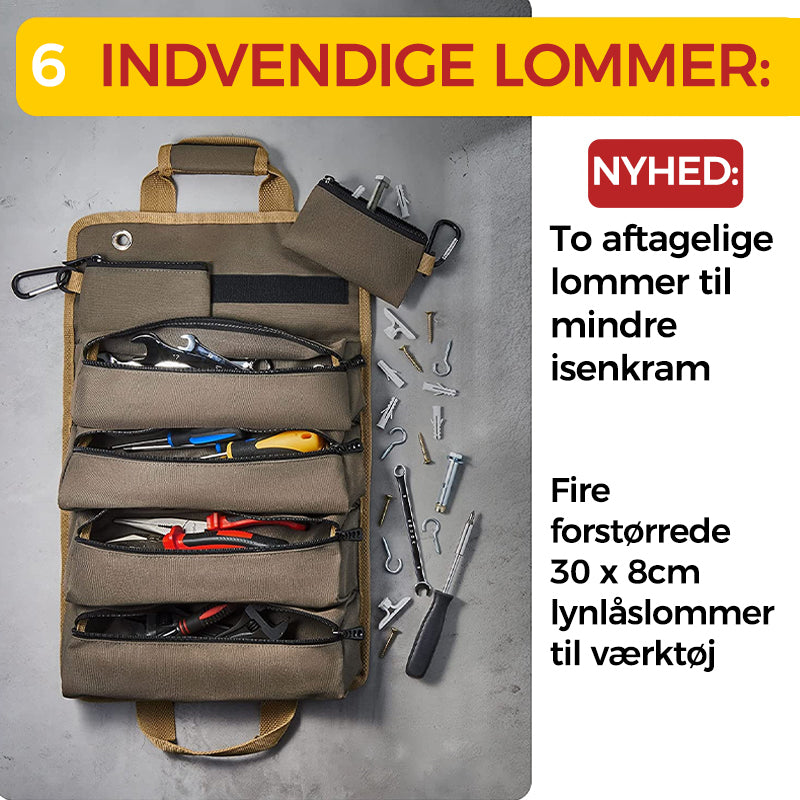 Rulletaske til værktøjsopbevaring