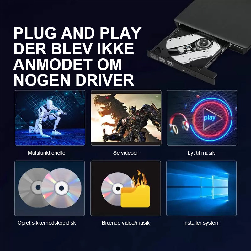 Eksternt USB-cd-drev