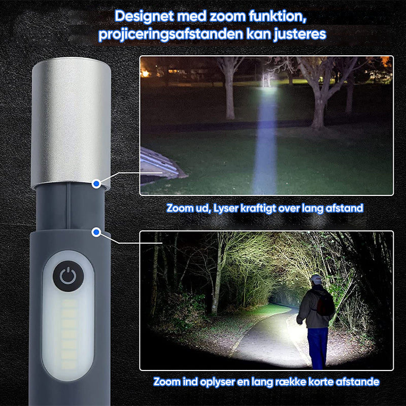 Genopladelig LED Lommelygte
