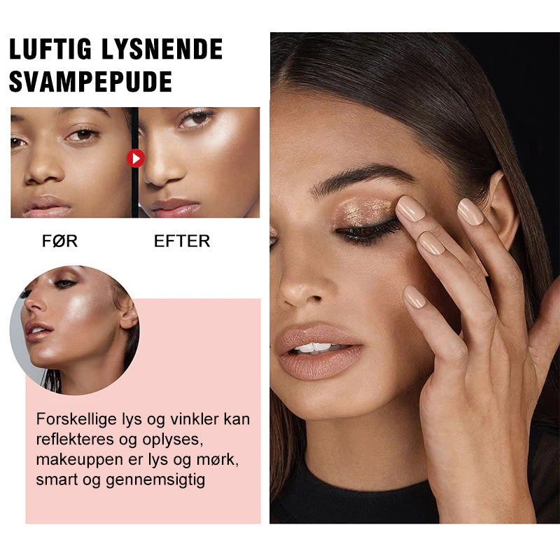 Highlighter makeup-pudderstick