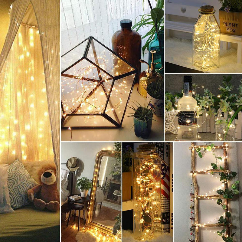 LED flaske lys kork nat lys DIY deco gave