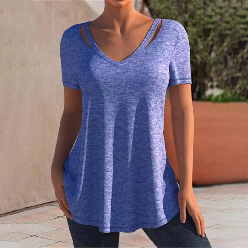 European and American new short-sleeved tops