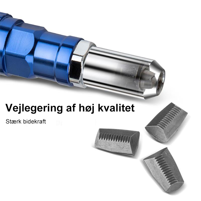Adapter til boremaskine til nittepistol