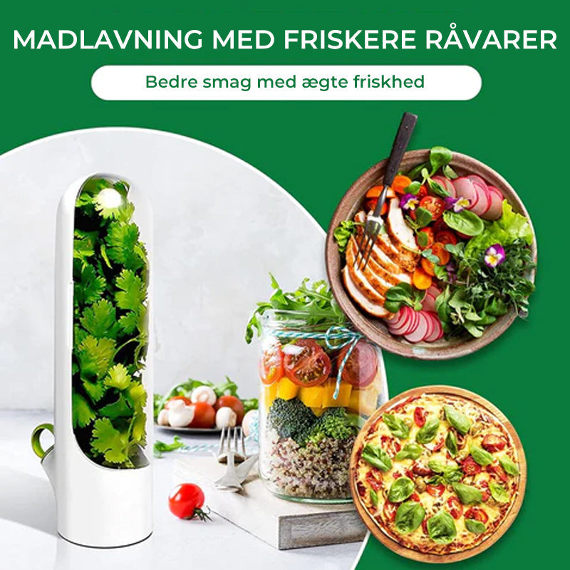 Friskhedsbevarende urtebeholder