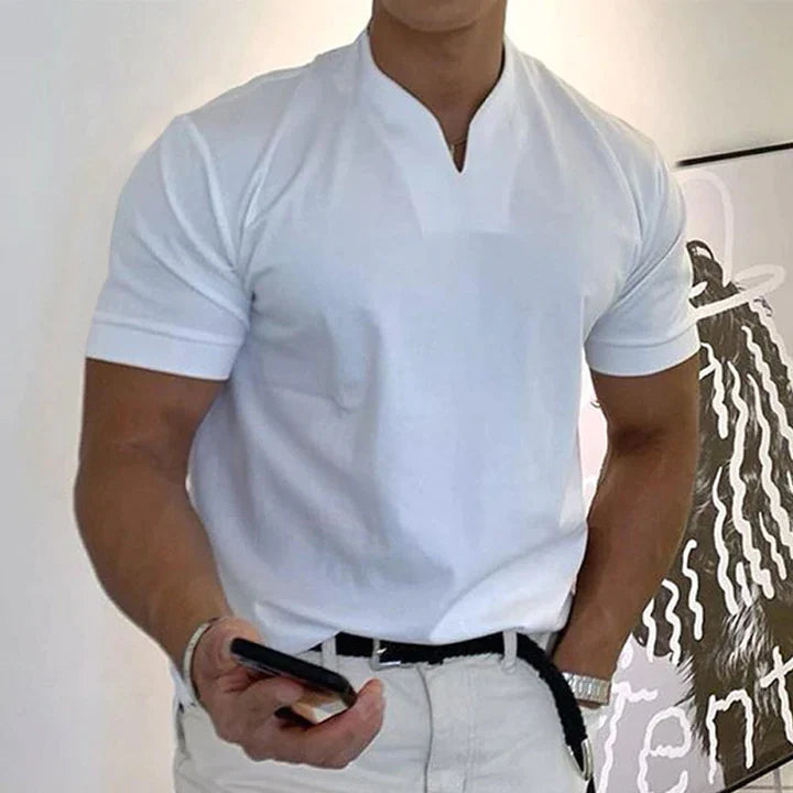 Kortærmet fitness T-shirt med korte ærmer