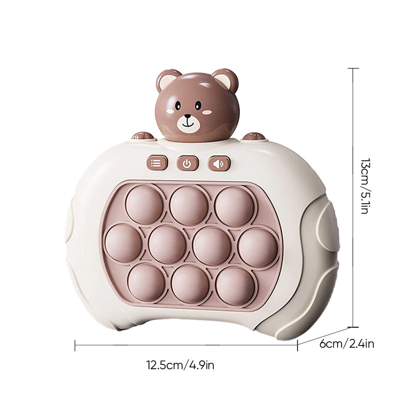 Mini spilkonsol med farvekodespil